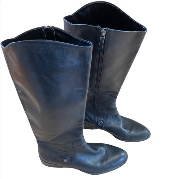 Franco Sarto Clara Tall Leather Boots size 9M - Picture 2 of 15